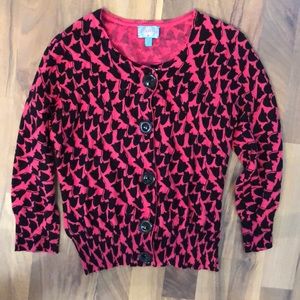Plenty by Tracy Reese Red and Black Cardigan